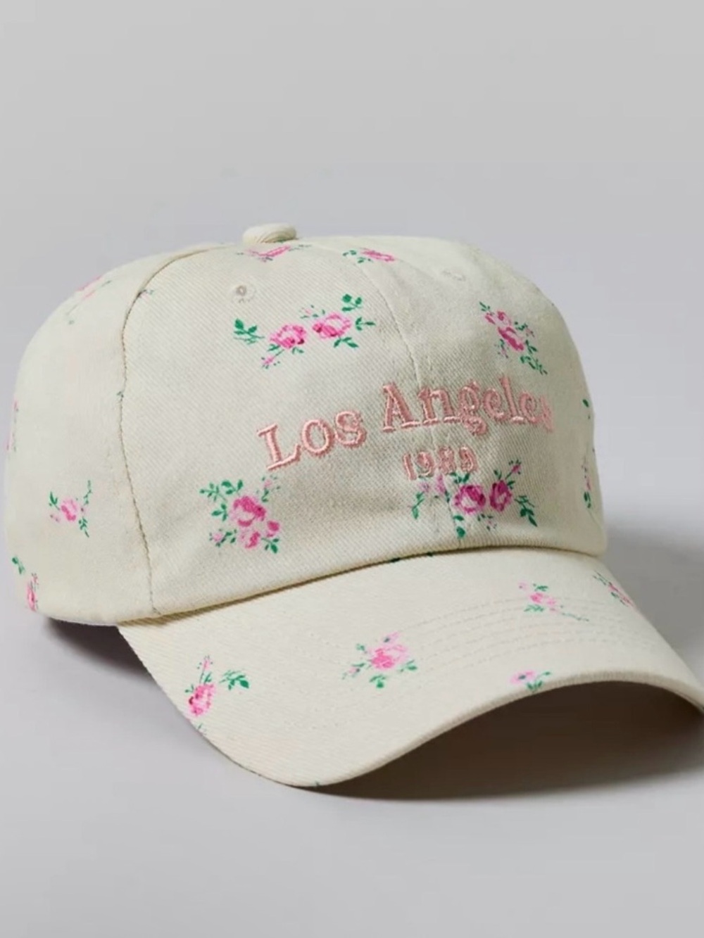 NWT Urban Outfitters Los Angeles Floral Baseball Hat
